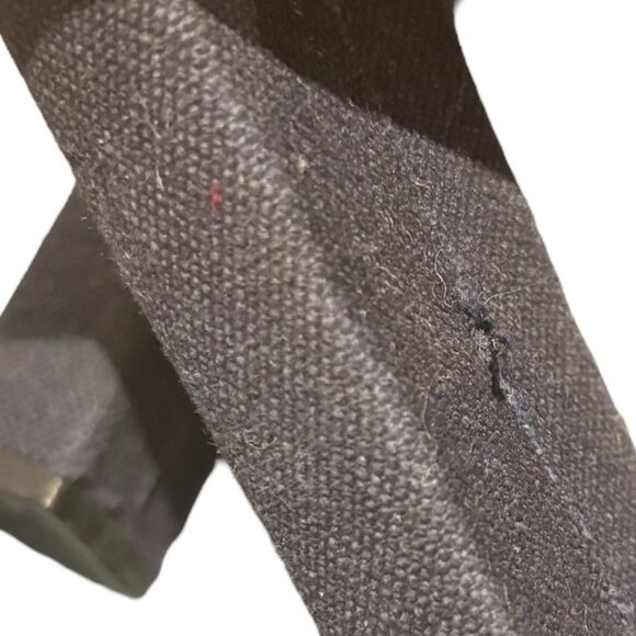 TRUE VINTAGE 70s Macrame Caged Platform Sandals Chunky Heel Coruna's by Noble - Picture 10 of 11